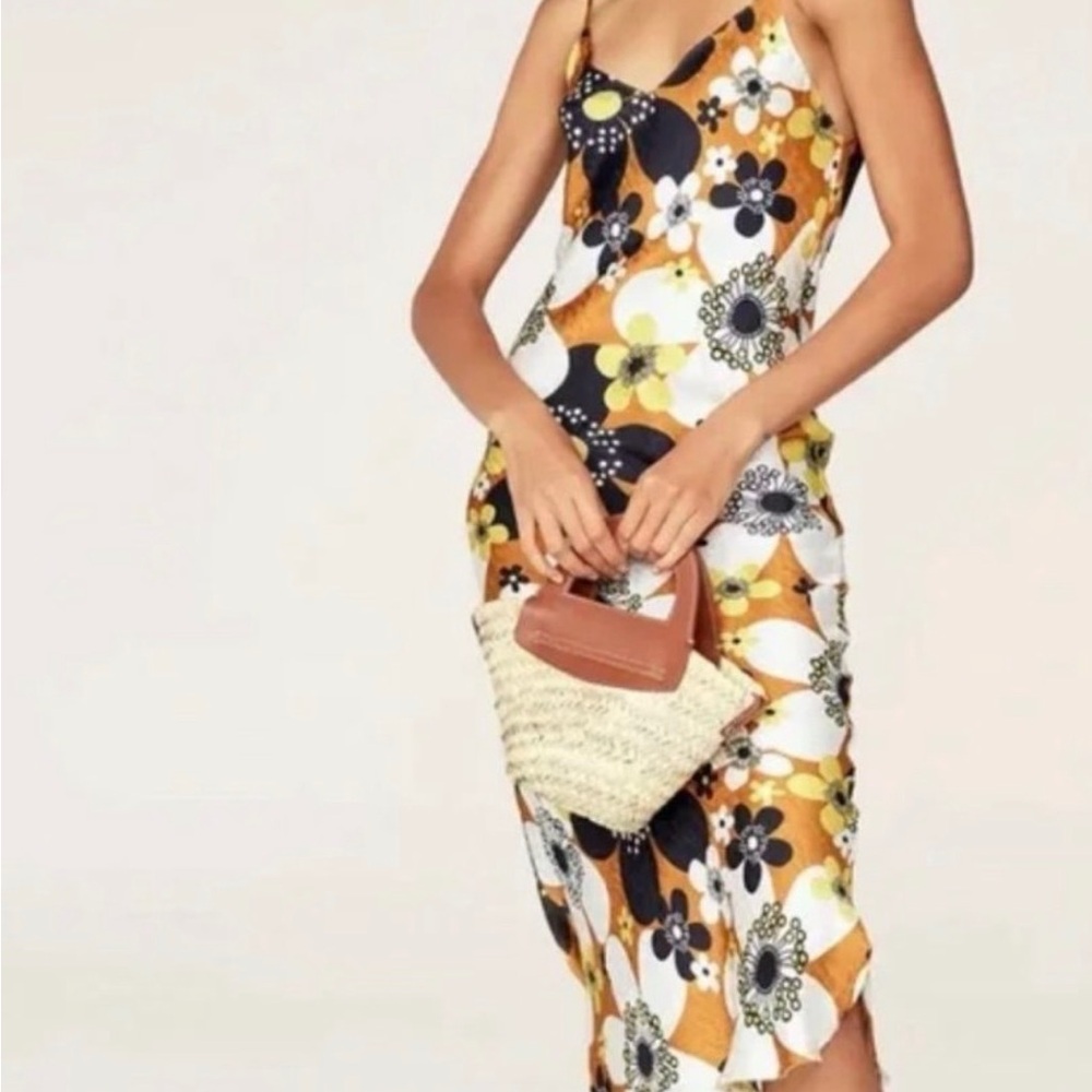 Dodo Bar Or Silk Midi Slip Dress